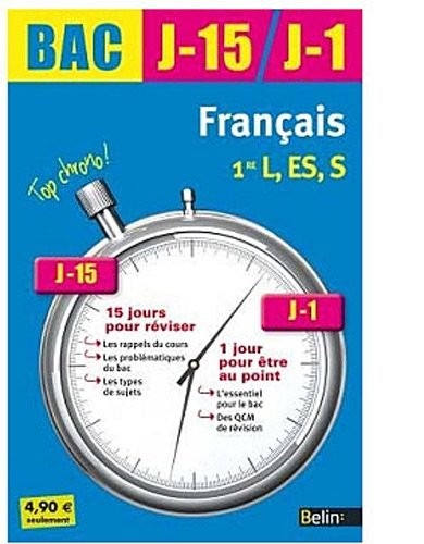 J-15 J-1 Français 1re L, ES, S 2012