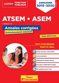 Concours ATSEM et ASEM - Catégorie C - Annales corrigées - Concours 2019-2020