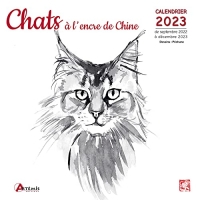 Calendrier chats à l'encre de Chine 2023