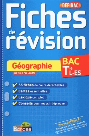 DEFIBAC FICHES GEO TERM L-ES