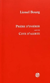 Prière d'insérer suivi de Cote d'alerte