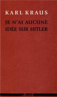 Je n'ai aucune idée sur Hitler