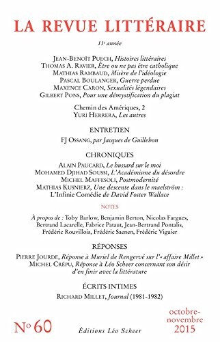 REVUE LITTERAIRE N° 60