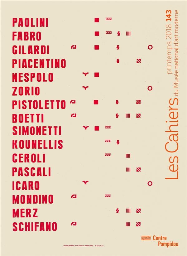 Cahier du Musee National d'Art Moderne 143