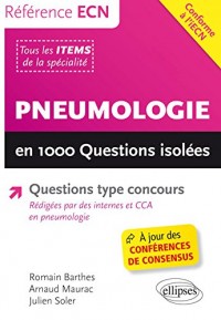 Pneumologie en 1000 Questions Isolées Conforme à l'iECN