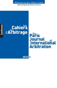 Les Cahiers de l'Arbitrage N°3-2022
