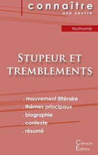 Fiche de lecture Stupeur et tremblements de Amélie Nothomb (analyse littéraire de référence et résumé complet)