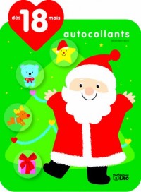 Les Autocollants Qui Font Grandir : le Pere Noël et le Sapin - Dès 18 mois
