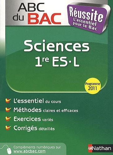 ABC du BAC Réussite Sciences 1re ES.L