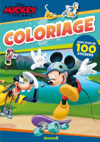 Disney Mickey et Ses Amis - Coloriage avec Plus de 100 Stickers (Mickey)