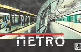 MÉTRO. Élévations photographiques