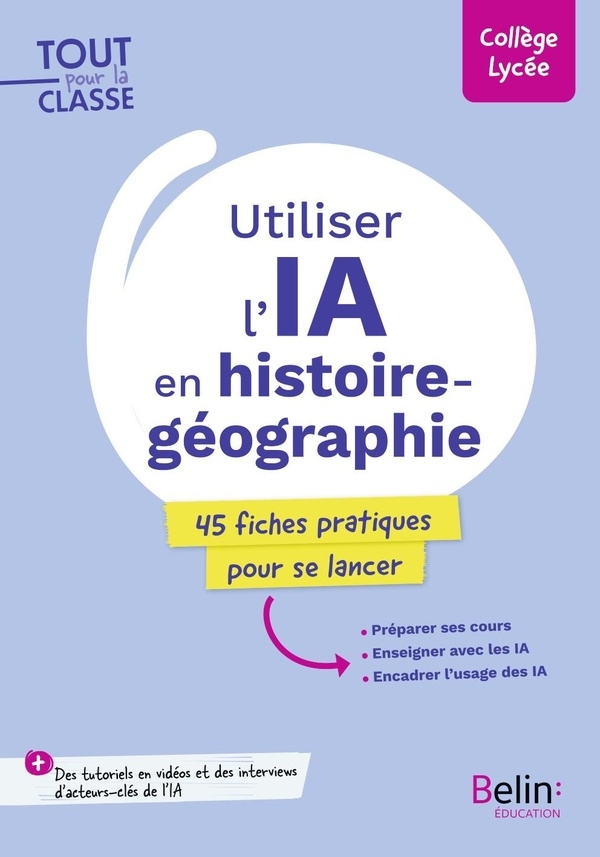 Les IA en histoire, géographie et HGGSP