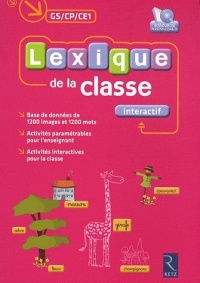 Lexique de la classe interactif GS CP CE1 (1Cédérom)
