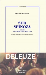 Sur Spinoza: EDITION PREPAREE PAR DAVID LAPOUJADE