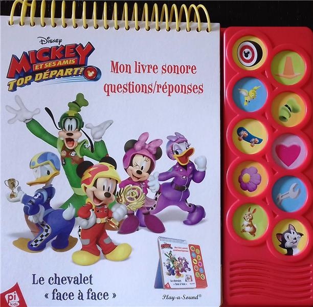 Mickey et ses amis top départ ! : Mon livre sonore questions/réponses