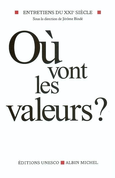 Où vont les valeurs?