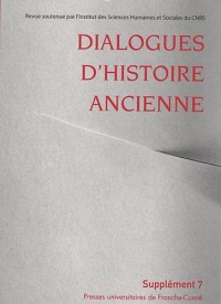 Dialogues d'histoire ancienne, Supplément 7 : L'histoire de l'alimentation dans l'Antiquité : Bilan historiographique