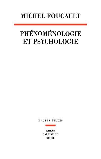 Phénoménologie et Psychologie 1953-1954
