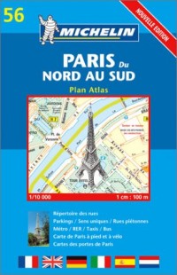 Plan de ville : Paris du nord au Sud, numéro 56