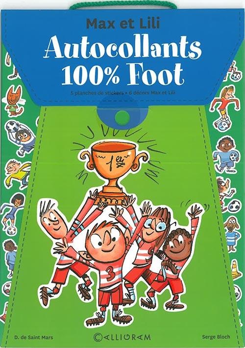 Pochette autocollant 100% Foot Max et Lili