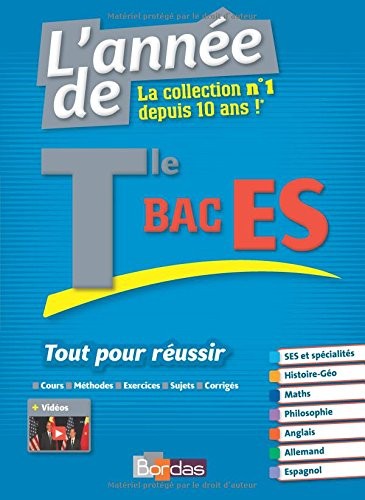 L'Année du Bac Term Es - Tout pour Réussir