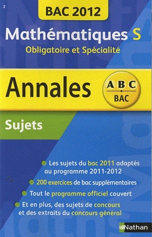 ANNALES BAC 2012 MATHS S OBLI+