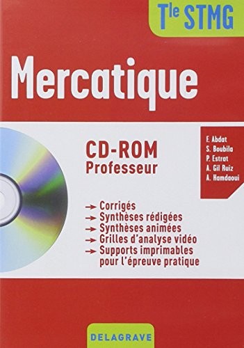 Mercatique Tle STMG : Professeur 2015 (1Cédérom)