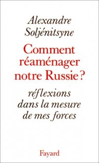 Comment réaménager notre Russie ?