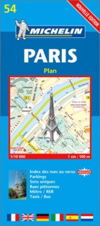 Plan de ville  : Paris, numéro 54