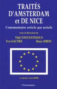 Traités d'Amsterdam et de Nice : Commentaire article par article