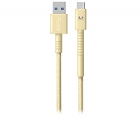 Fresh 'n Rebel USB-C Cable FABRIQ Buttercup | Câble USB-C de Data et Recharge Rapide 3 m