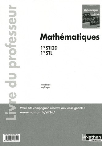 Mathématiques - 1res STI2D-STL