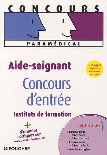 Aide-soignant Concours d'entrée Instituts de formation