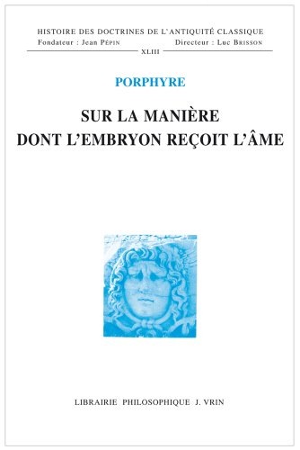 Sur la manière dont l'embryon recoit l'âme