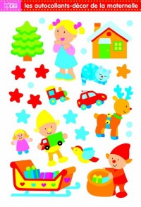 Les autocollants-décor de la maternelle (traîneau)