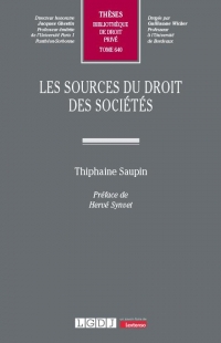 Les sources du droit des sociétés (640)