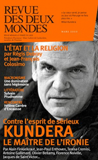 Revue des Deux Mondes: Milan Kundera le maître de l'ironie