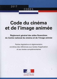 Code du cinéma et de l'image animée - Législation et réglementation