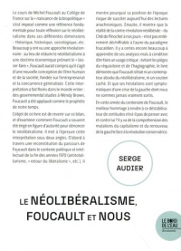 Le néolibéralisme, Foucault et nous