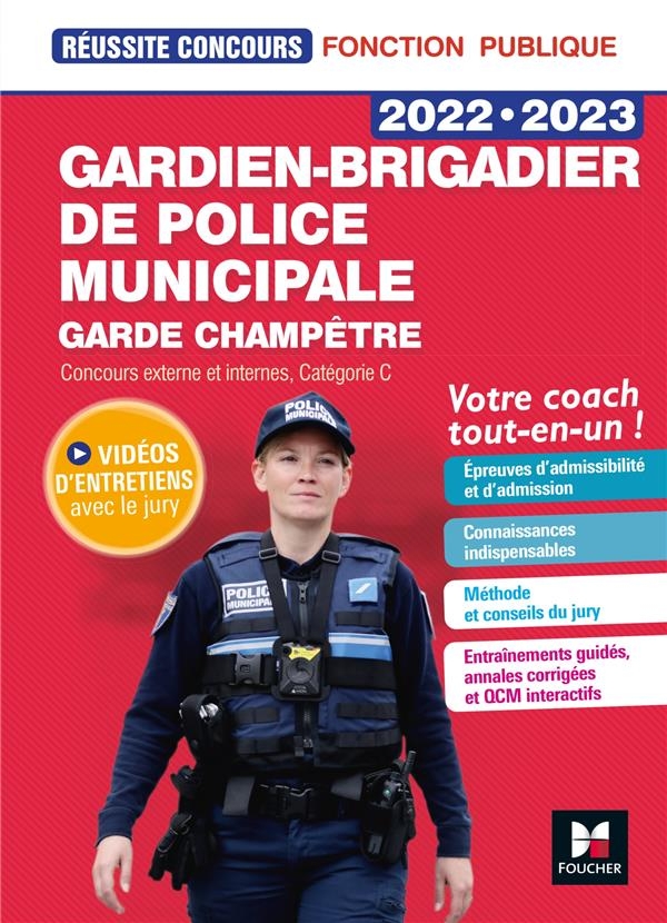 Réussite Concours - Gardien-brigadier de police municipale / Garde champêtre - 2022-2023