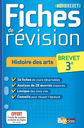 DéfiBrevet - Fiches de révision - Histoire des Arts 3e