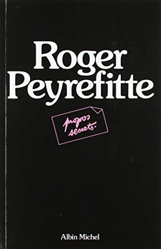 Propos secrets - tome 1