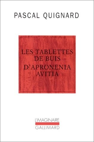 Les Tablettes de buis d'Apronenia Avitia