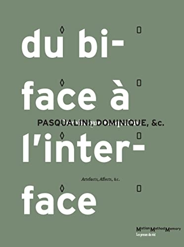 Du biface a l'interface - artefacts, affects, etc.