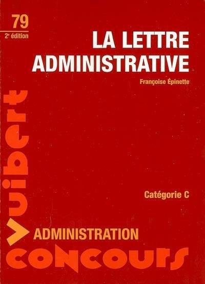 La lettre administrative : Catégorie C