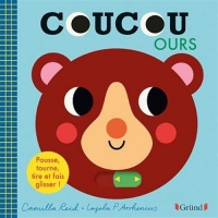 Coucou Ours – Livre animé tout-carton avec des volets et tirettes – Bébé dès 1 an