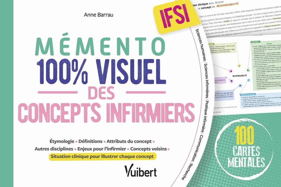 Mémento 100% visuel des concepts infirmiers: Les 100 concepts essentiels pour ses études en IFSI classés par ordre alphabétique