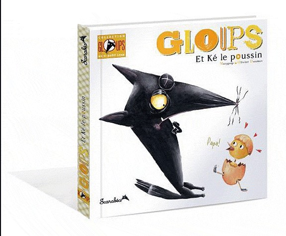 Gloups et le poussin pot de colle