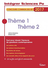 La sécurité, la mémoire - Concours commun des IEP 2017 - Tout pour réussir l'épreuve de questions contemporaines