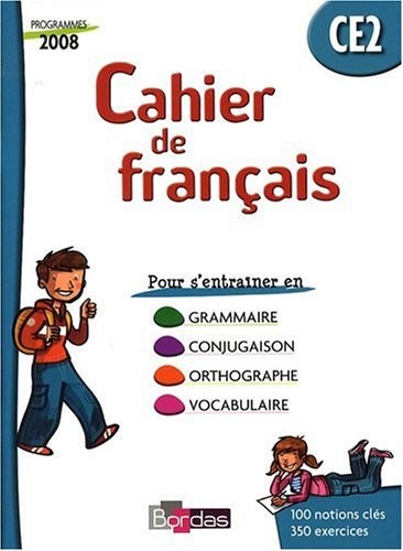 Cahier de français CE2